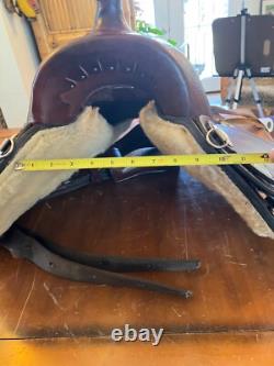 Big Horn Haflinger Tree Western Trail Saddle 17