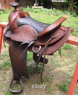 Big Horn Horse Saddle p933 16 seat 24 long 6 Gullet