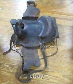 Big Horn Leather Saddle Western Horse Saddle 15 inch P874