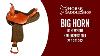 Big Horn Light Weight Haflinger Extra Wide Saddle 291 292