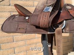 Big Horn Western Saddle High Back Slick Seat Cordura 16 Model # 254