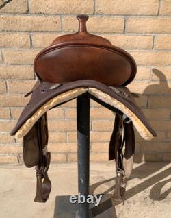 Big Horn Western Saddle High Back Slick Seat Cordura 16 Model # 254