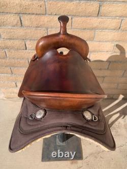 Big Horn Western Saddle High Back Slick Seat Cordura 16 Model # 254