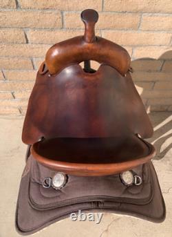 Big Horn Western Saddle High Back Slick Seat Cordura 16 Model # 254