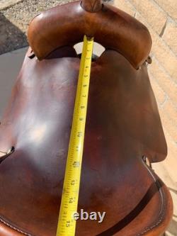 Big Horn Western Saddle High Back Slick Seat Cordura 16 Model # 254