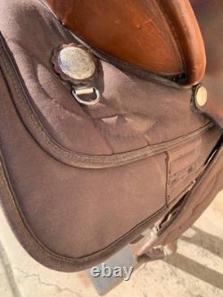 Big Horn Western Saddle High Back Slick Seat Cordura 16 Model # 254