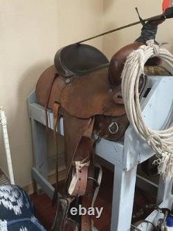 Big Horn Western Trail Saddle Brown 15