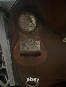 Big Horn Western Trail Saddle Brown 15
