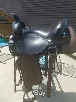 Big Horn western trail saddle PACKAGE DEAL 17inch memory foam seat