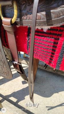 Big W Western Roper Roping Ranch Trail 16.5 Custom Made Saddle