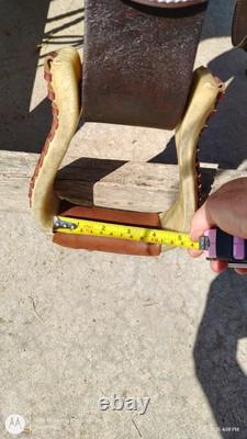 Big W Western Roper Roping Ranch Trail 16.5 Custom Made Saddle