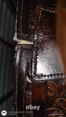 Big W Western Roper Roping Ranch Trail 16.5 Custom Made Saddle