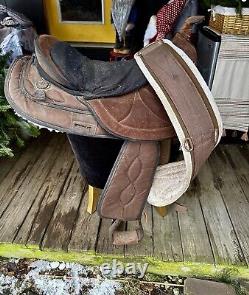 Big horn Synthetic Western Saddle