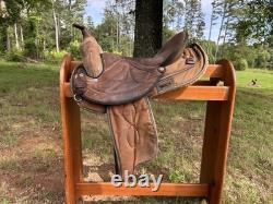 Bighorn 501 Cordura Western Trail Saddle 16 Lightweight