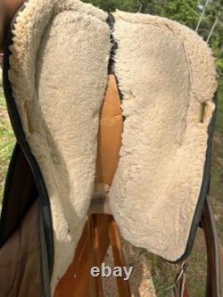 Bighorn 501 Cordura Western Trail Saddle 16 Lightweight