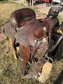 Bill farrow Brown Leather Traditional Design 13in