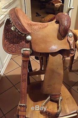 Billy Cook 15 inch Barrel Racing Saddle- Free Shipping