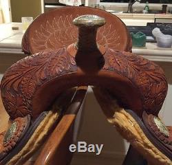 Billy Cook 15 inch Barrel Racing Saddle- Free Shipping