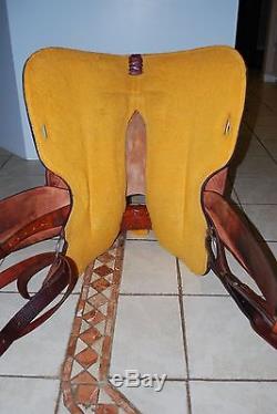 Billy Cook 16 Inch Pro Reiner Saddle & Matching Headstall