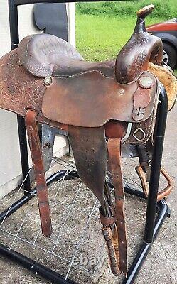 Billy Cook 16 Western 2002 Trophy Cutting Ranch Saddle