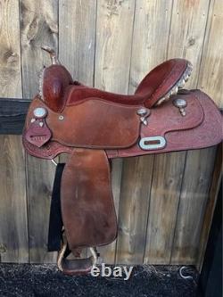 Billy Cook Barrel Saddle Paycheck Supreme 16 Western Saddle Barrel Roughout