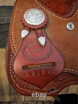 Billy Cook Barrel Saddle Paycheck Supreme 16 Western Saddle Barrel Roughout