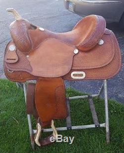 Billy Cook Basket Weave 16 inches Saddle