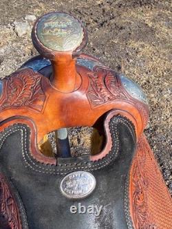 Billy Cook Classic 16 tooled Western Show Saddle Withsilver US made