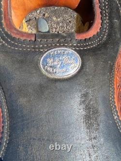 Billy Cook Classic 16 tooled Western Show Saddle Withsilver US made