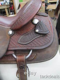 Billy Cook Cutting Saddle 16 Fully Rigged withMohair Cinch USED