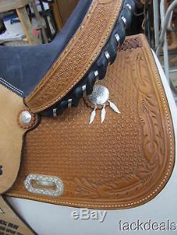 Billy Cook Feather Racer Barrel Saddle New Never Used 16