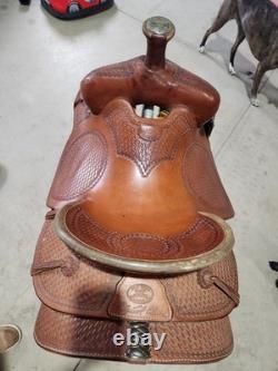 Billy Cook High Country Rancher 2175 Ranch Saddle 16 in Brown Leather