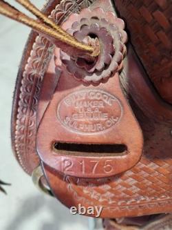 Billy Cook High Country Rancher 2175 Ranch Saddle 16 in Brown Leather