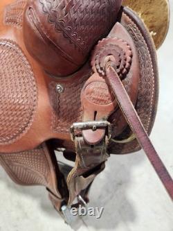 Billy Cook High Country Rancher 2175 Ranch Saddle 16 in Brown Leather