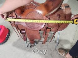 Billy Cook High Country Rancher 2175 Ranch Saddle 16 in Brown Leather
