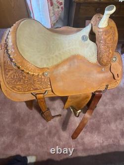Billy Cook Horse Saddle Western Size 16 Used Great Condition Greenville Texas