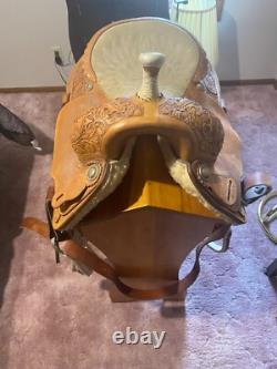Billy Cook Horse Saddle Western Size 16 Used Great Condition Greenville Texas