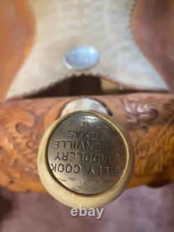 Billy Cook Horse Saddle Western Size 16 Used Great Condition Greenville Texas