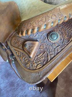 Billy Cook Horse Saddle Western Size 16 Used Great Condition Greenville Texas