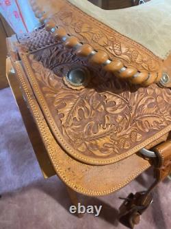 Billy Cook Horse Saddle Western Size 16 Used Great Condition Greenville Texas