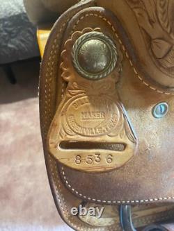 Billy Cook Horse Saddle Western Size 16 Used Great Condition Greenville Texas