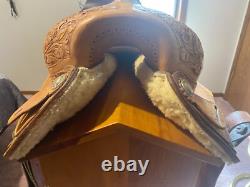 Billy Cook Horse Saddle Western Size 16 Used Great Condition Greenville Texas