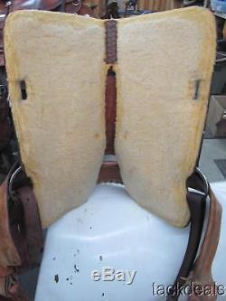Billy Cook Maker Floral Tooled Barrel Saddle 14 Lightly Used