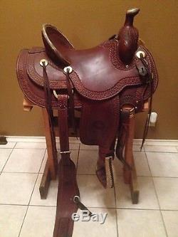 Billy Cook Maker Sulphur Oklahoma 16 inch Roping Saddle