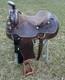 Billy Cook Roper Saddle Western 15 1/2 Seat Tooled Leather Roping Buckstitched