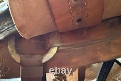 Billy Cook Roper Western Saddle 15 seat 7 gullet authentic