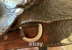 Billy Cook Roper Western Saddle 15 seat 7 gullet authentic