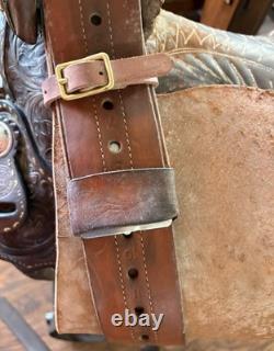 Billy Cook Roper Western Saddle 15 seat 7 gullet authentic