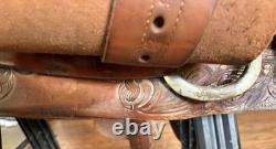 Billy Cook Roper Western Saddle 15 seat 7 gullet authentic