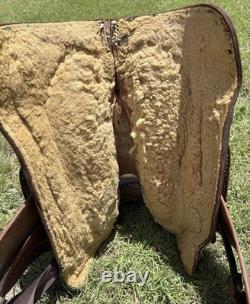 Billy Cook Roper Western Saddle 15 seat 7 gullet authentic